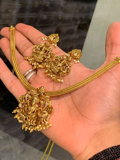 SHAGUN TEMPLE JEWELLERY SET