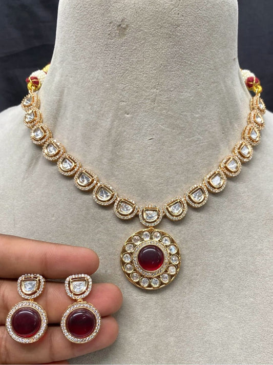 DORA RUBY JEWELLERY SET