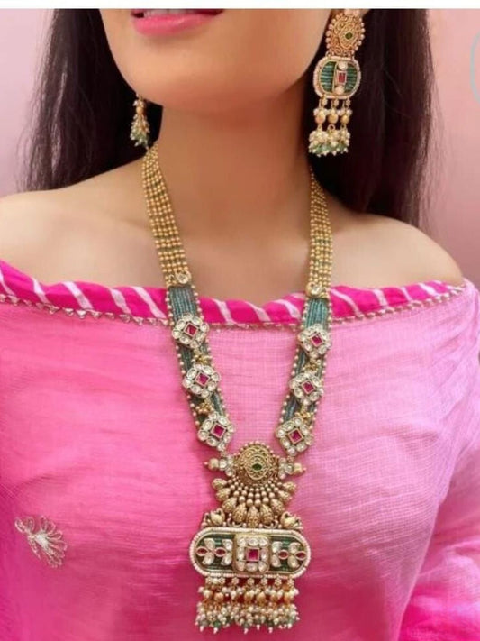 SHALINI MULTI RAJWADI JEWELLERY SET