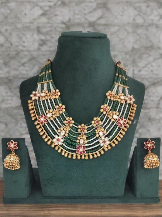 BARKHA RAJWADI JEWELLERY SET