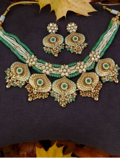 JAMUNA RAJWADI JEWELLERY SET