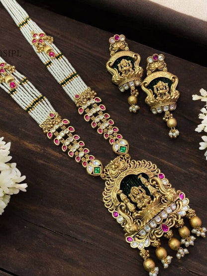 PUSHPITA HERITAGE KUNDAN JEWELLERY SET