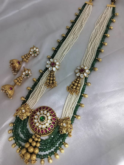 ALEENA RAJWADI JEWELLERY SET