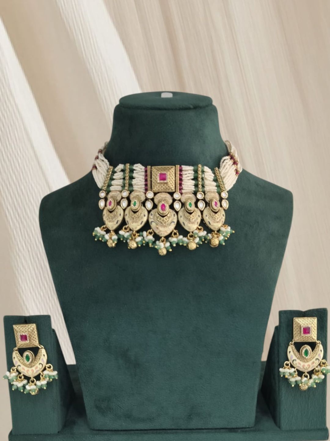 DRISHYA RAJWADI JEWELLERY SET