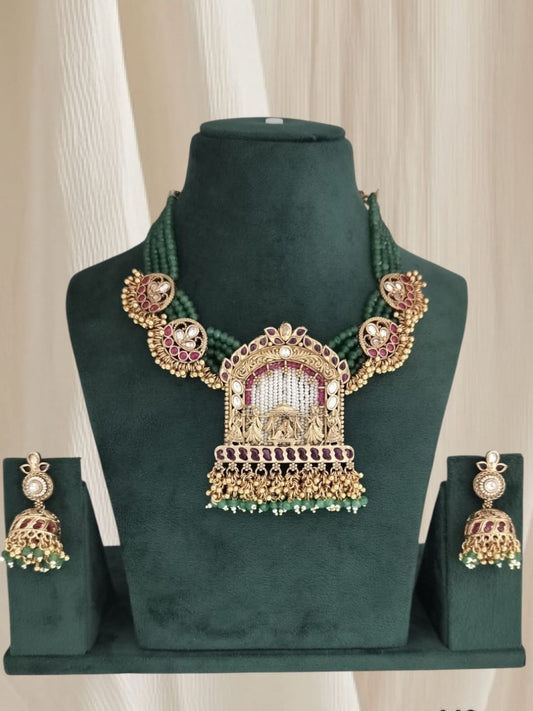 JAMUNA RAJWADI JEWELLERY SET