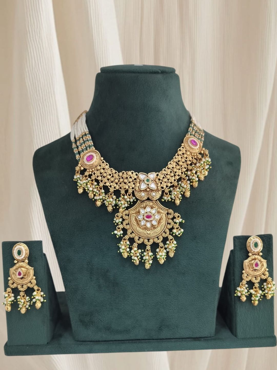 DAANYA RAJWADI JEWELLERY SET