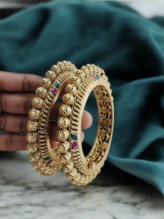 USHA GOLD TEMPLE BANGLES