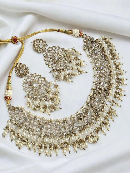 AMAL BEIGE JEWELLERY SET